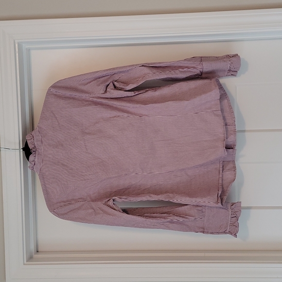 The limited striped ruffled blouse - Picture 2 of 4